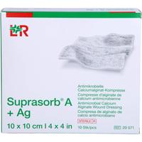 Suprasorb A+ag Antimik.cal.alginat Kompr.10x10 cm null