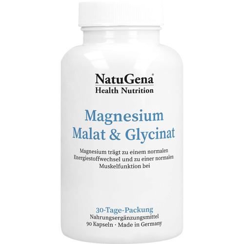 Magnesium Malat & Glycinat Hochdosiert + Vegan 90 St NatuGena bei onfy.de kaufen 19233959