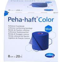Peha-Haft Color Fixierbinde Latexf.8 cmx20 M Blau null