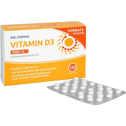 Dr. Theiss Vitamin D3 Tabletten 2000 I.e. 120 St Dr. Theiss Naturwaren bei onfy.de kaufen 19947995