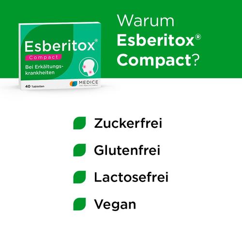 Esberitox COMPACT Tabletten bei Erkältungskrankheiten 40 St MEDICE Arzneimittel Pütter bei onfy.de kaufen 10014368