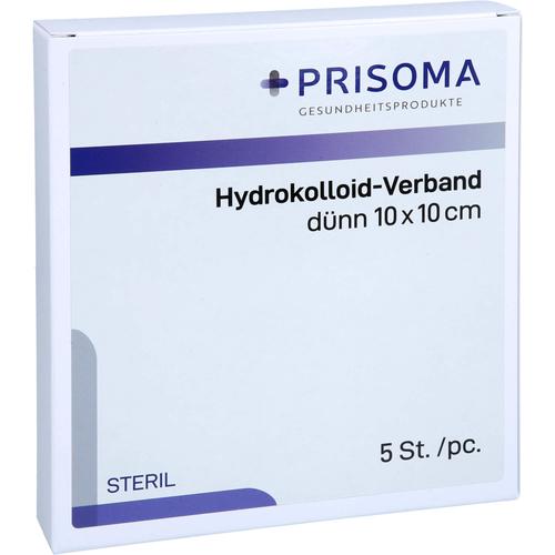 Hydrokolloid-Verband Dünn 10x10cm 5 St + Prisoma bei onfy.de kaufen 18714533
