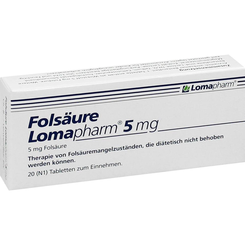 Folsäure Lomapharm 5mg