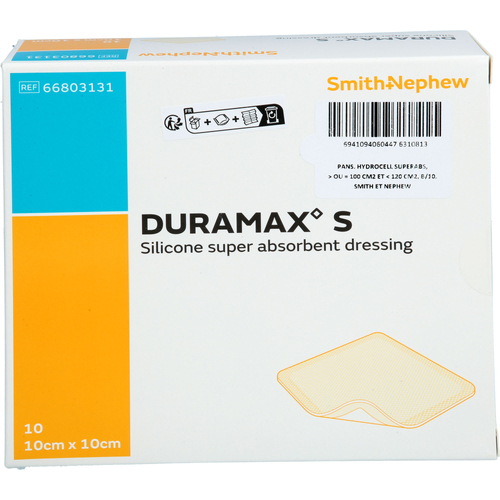 Duramax S 10x10 cm Superabsorber Silikonverband 10 St Docpharm bei onfy.de kaufen 20109041