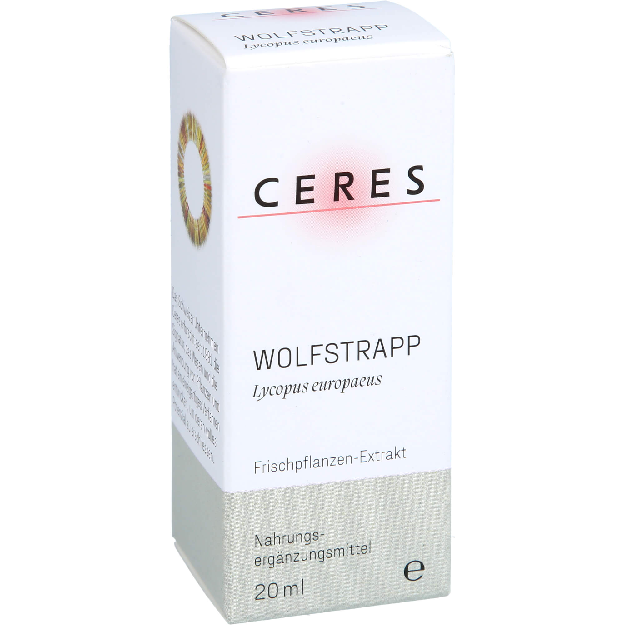 Ceres Wolfstrapp Lycopus Europaeus Extrakt 20 ml CERES Heilmittel bei onfy.de kaufen 19237549