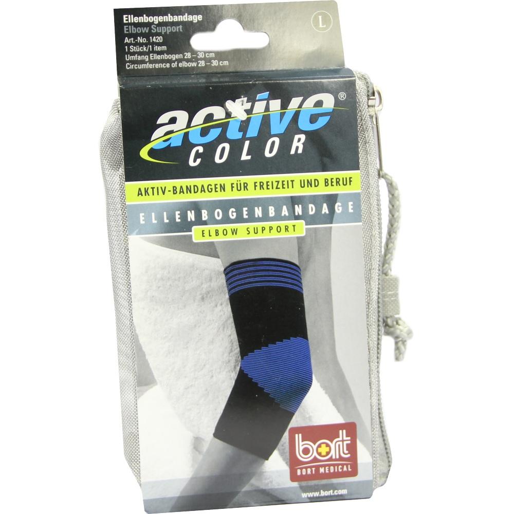 Bort Activecolor Ellenbogenbandage Schwarz Large null
