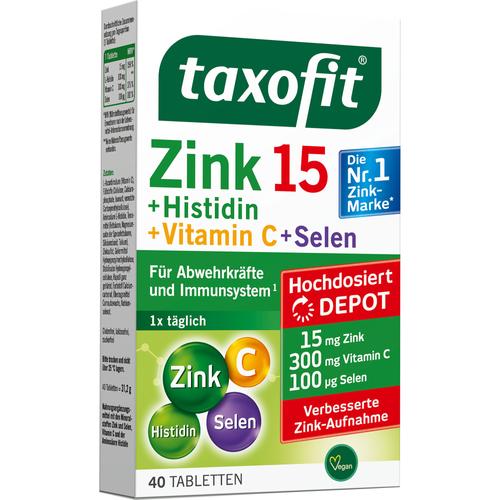 Taxofit Zink + Histidin + Selen Depot 40 St MCM KLOSTERFRAU Vertr. bei onfy.de kaufen 18112969
