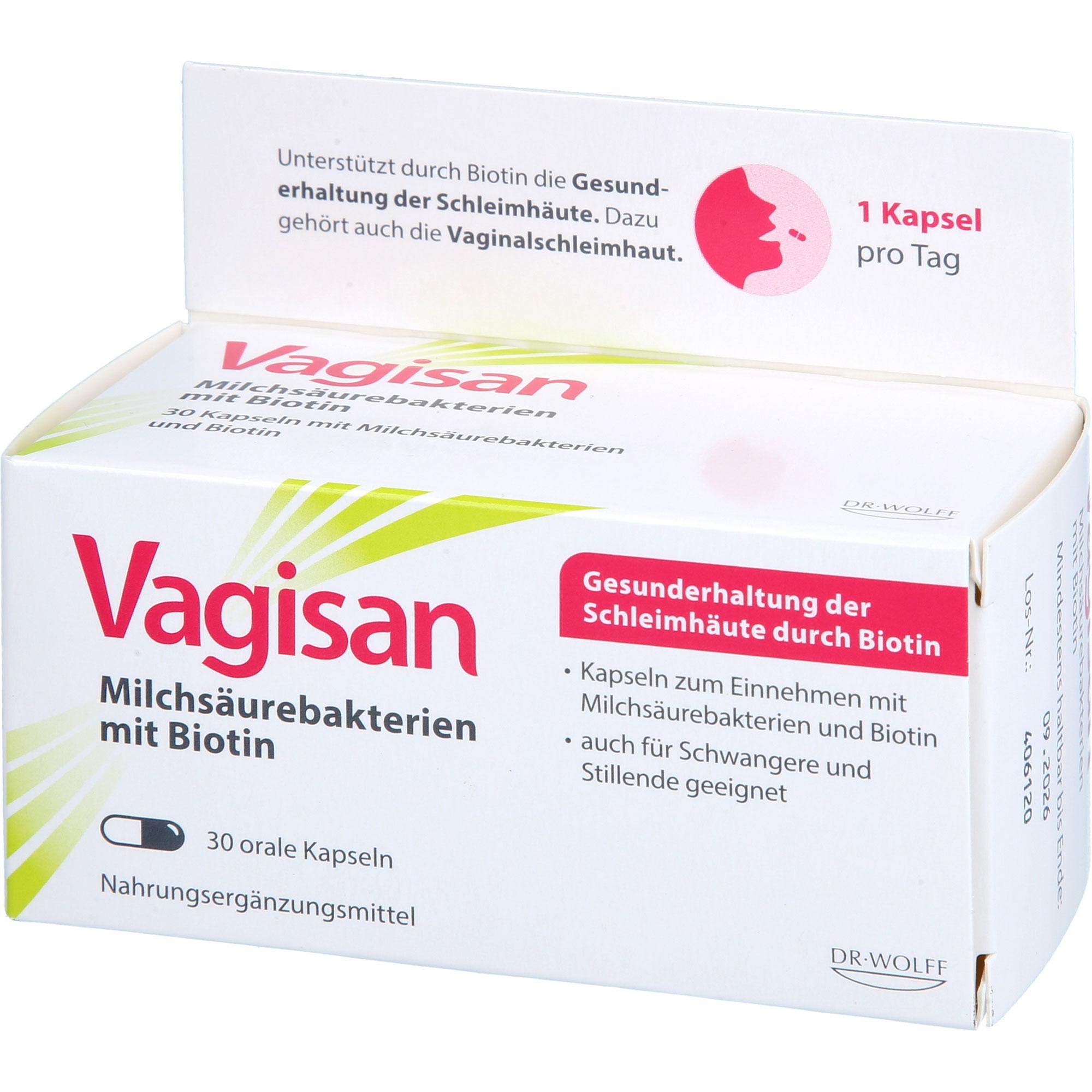 Vagisan Milchsäurebakterien mit Biotin 30 St Dr. August Wolff GmbH & Co.KG Arzneimittel bei onfy.de kaufen 19335708