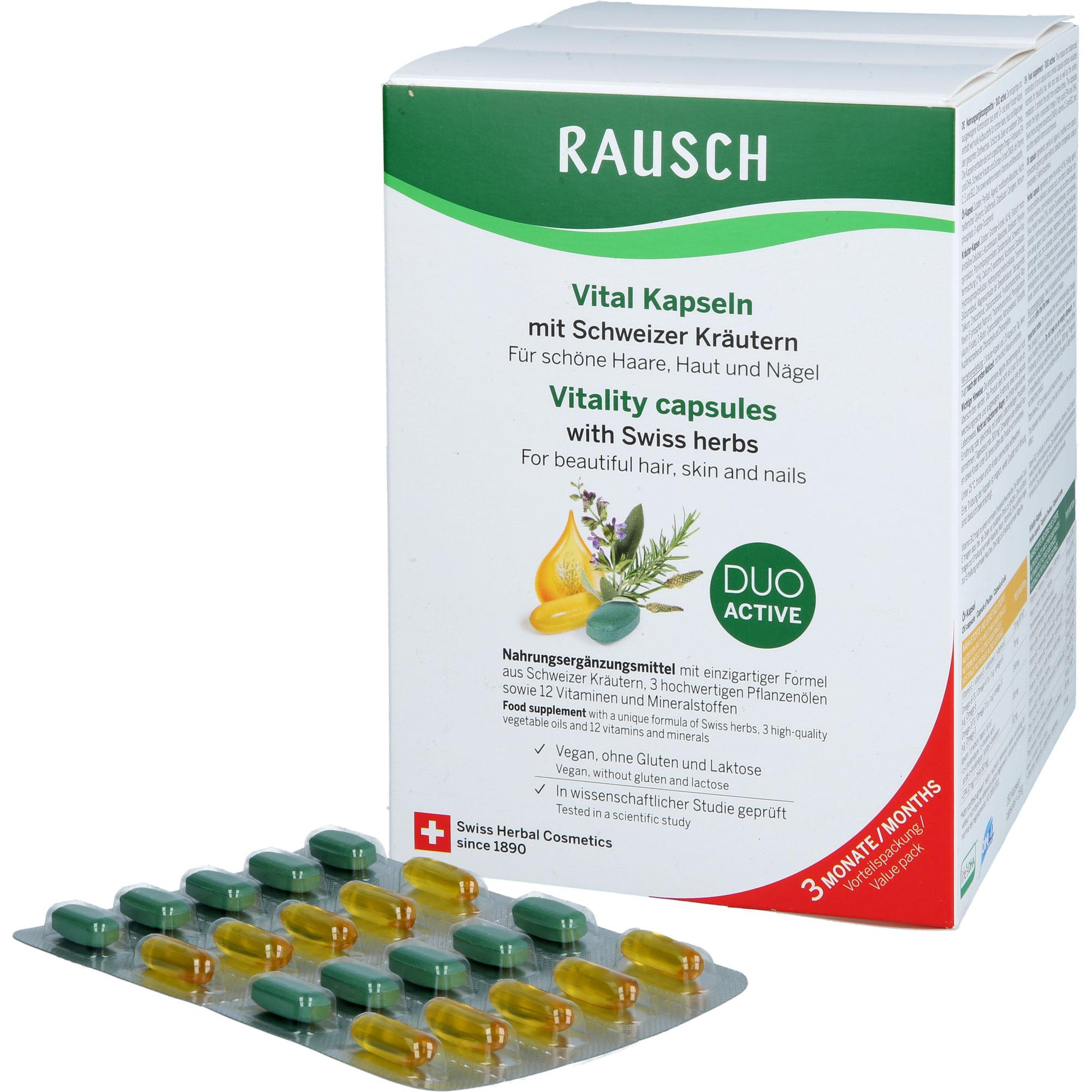 Rausch Vital Kapseln mit Schweizer Kräuter 3M 3x30x2 St RAUSCH (Deutschland) bei onfy.de kaufen 19508126