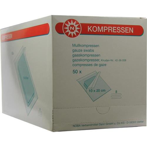 Mullkompressen 10x20cm 8F Steril 50x2 St NOBAMED Paul Danz bei onfy.de kaufen 07385753