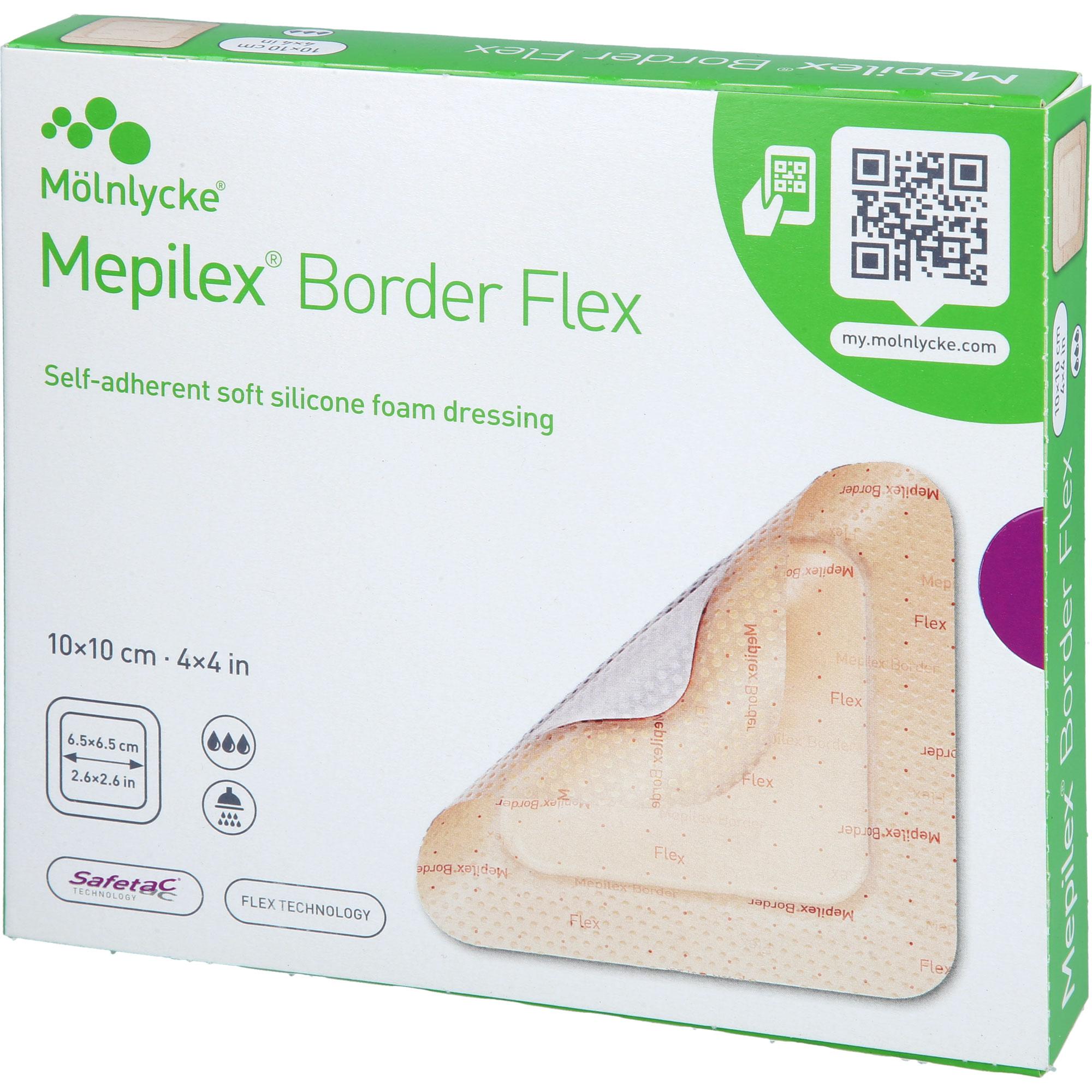 Mepilex Border Flex Schaumverb.haft.10x10 cm 5 St Docpharm bei onfy.de kaufen 19707400