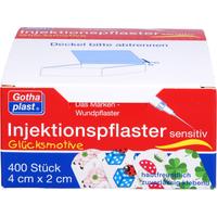 Injektionspflaster 4 x 2cm Glücksmotive null