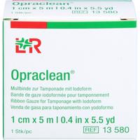 Opraclean Mullbinde Z.tampon.m.jodoform 1 cmx5 M null