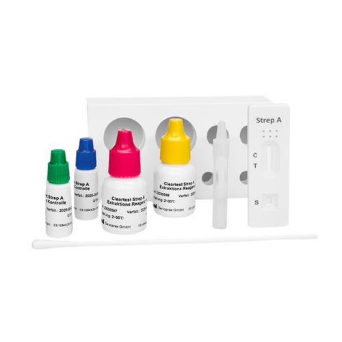 Strep A Test Teststreifen Cleartest 10 St Diaprax bei onfy.de kaufen 01242573