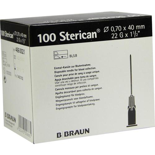 Sterican 22Gx1 1/2 Kanülen 0.7x40Mm 100 St B. Braun Melsungen bei onfy.de kaufen 07463192