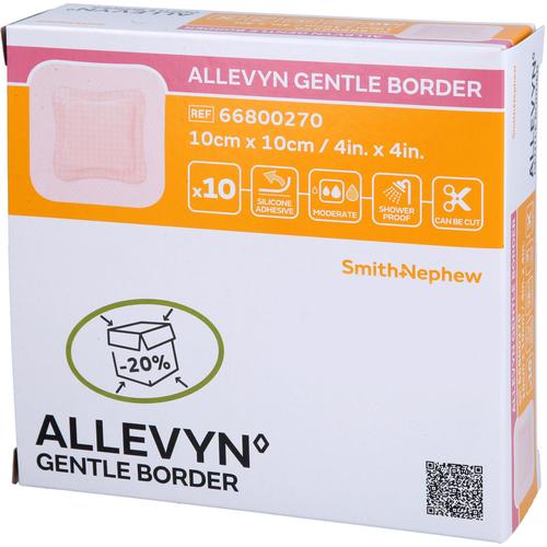 Allevyn Gentle Border 10x10 cm Schaumverb. 10 St BWB Medical bei onfy.de kaufen 19899813
