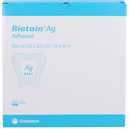 Biatain Ag Schaumverb.sakrum 23x23cm 5 St 1001 Artikel Medical bei onfy.de kaufen 06143982