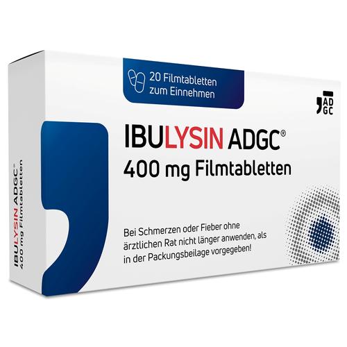 Ibulysin Adgc 400 mg Filmtabletten 20 St Zentiva Pharma bei onfy.de kaufen 17919888