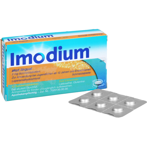 Imodium Akut Lingual Schmelztabletten 12 St kohlpharma bei onfy.de kaufen 19891444