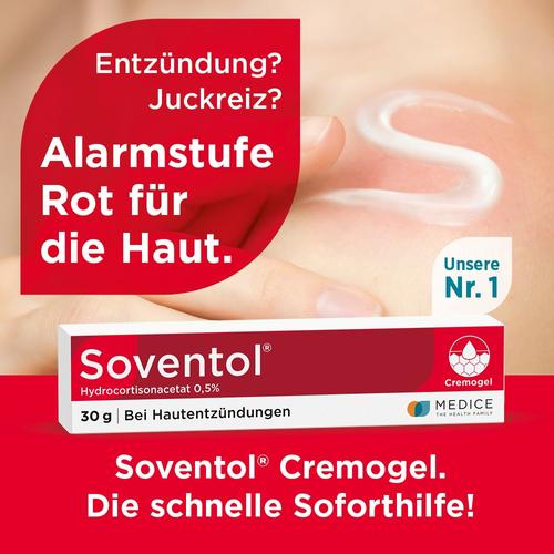 Soventol HydroCortisonACETAT 0.5% Hautentzündungen 30 g MEDICE Arzneimittel Pütter bei onfy.de kaufen 10714367