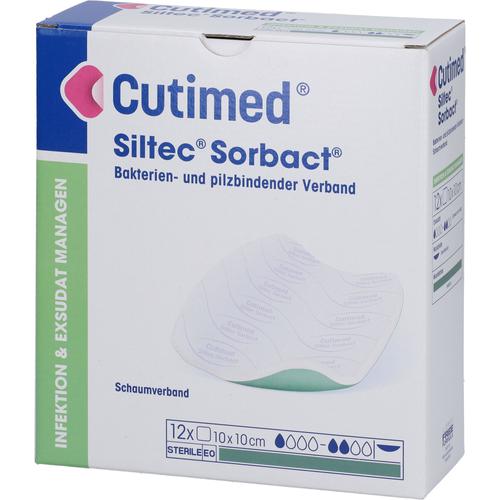 Cutimed Siltec Sorbact ohne Haftrand 10x10 cm 12 St BSN medical bei onfy.de kaufen 18493492