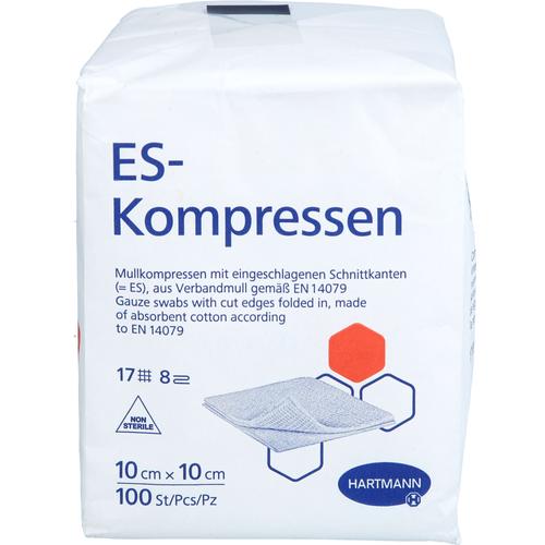 Es-Kompressen Unsteril 10x10cm 8Fach 100 St EMRA-MED Arzneimittel bei onfy.de kaufen 19335157