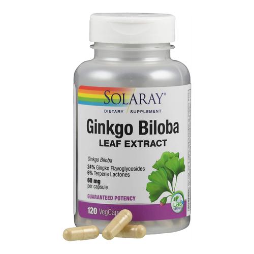 Ginkgo-Biloba Extrakt 60 mg 24% Solaray 120 St Supplementa bei onfy.de kaufen 17253892