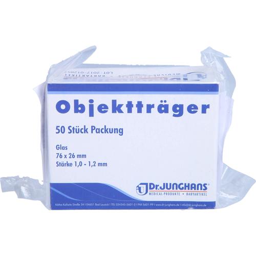 Objektträger 76x26Mm 50 St Brinkmann Medical ein Unternehmen der Dr. Junghans Medical bei onfy.de kaufen 01040705