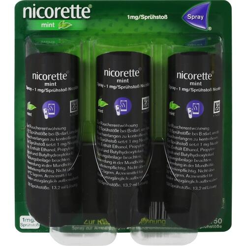 Nicorette Mint Spray 1 mg/Sprühstoß 3 St Kenvue Germany GmbH (OTC) bei onfy.de kaufen 20224084