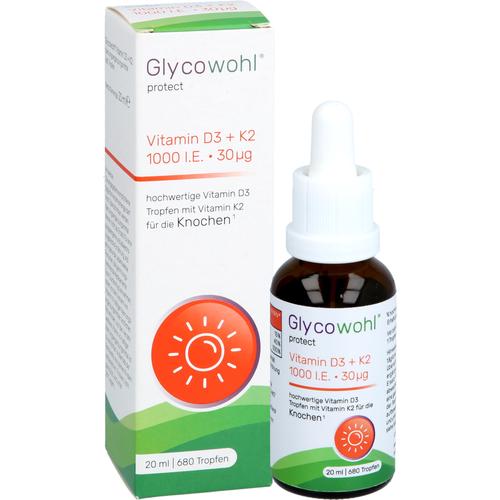 Glycowohl Vitamin D3 1000 I.e. + K2 30 Ug Tropfen 20 ml Heilpflanzenwohl bei onfy.de kaufen 19745375