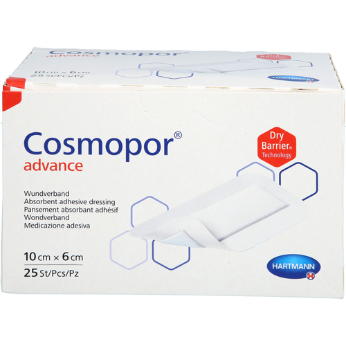 Cosmopor Advance Wundverband 6x10 cm 25 St Docpharm bei onfy.de kaufen 20168434
