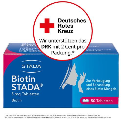 Biotin Stada 5mg Tabletten 50 St STADA Consumer Health Deutschland bei onfy.de kaufen 01328576