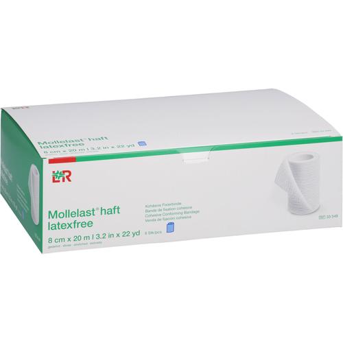 Mollelast Haft Binden Latexfrei 8 cmx20 M Blau 6 St 1001 Artikel Medical bei onfy.de kaufen 15430640