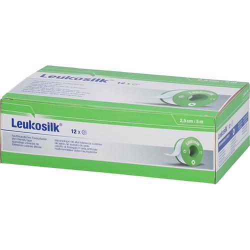 Leukosilk 2.5 cmx5 M 12 St EurimPharm Arzneimittel bei onfy.de kaufen 18363246