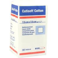 Cutisoft Cotton Kompressen 7.5x7.5cm Unsteril