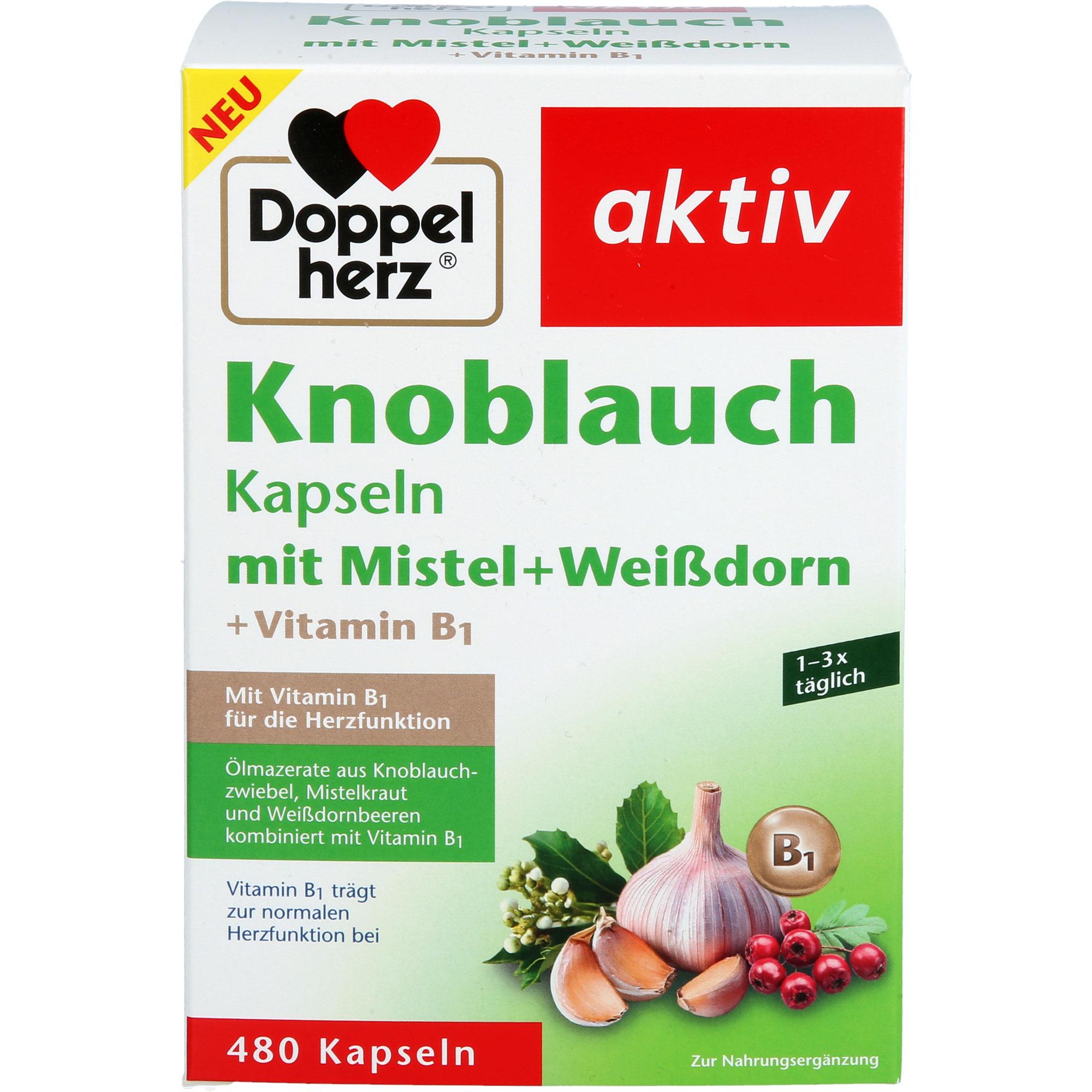 Doppelherz Knoblauch M. Mistel+weißdorn+vitamin B1 null