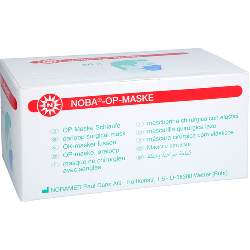 Noba Op Maske Blau Schlaufe 50 St NOBAMED Paul Danz bei onfy.de kaufen 15616304