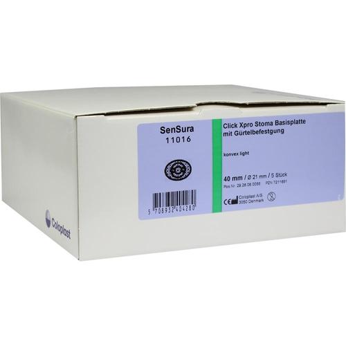 Sensura Click Basisplatte Xpro Konv Ligh 40 Rr 21 5 St Coloplast bei onfy.de kaufen 07211651