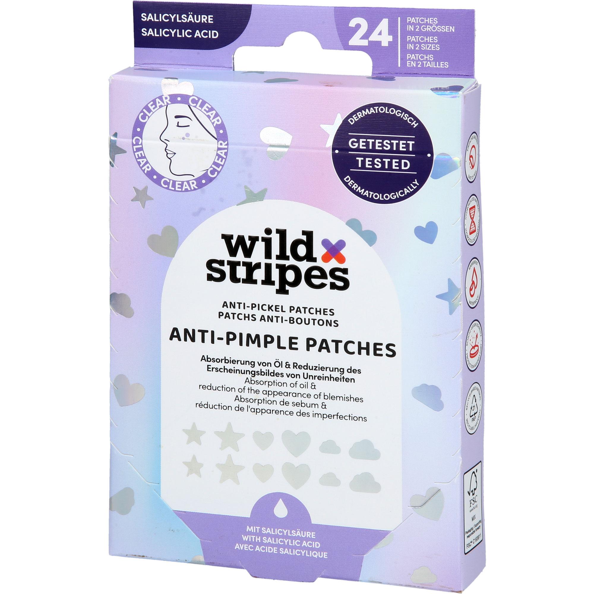 Wild Stripes Anti-Pickel Patches Holo Clear 24 St New Flag bei onfy.de kaufen 19723451