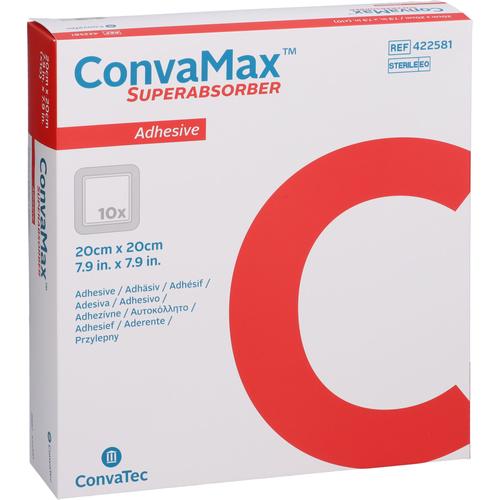 Convamax Superabsorber Adhäsiv 20x20 cm 10 St kohlpharma bei onfy.de kaufen 18760409