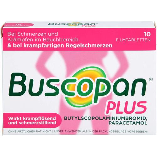 Buscopan Plus 10 mg/500 mg Filmtabletten 10 St A. Nattermann & Cie bei onfy.de kaufen 19105693