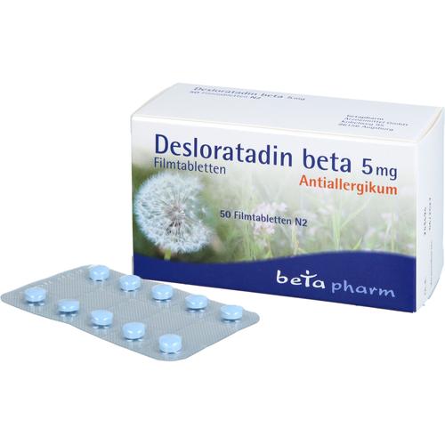 Desloratadin Beta 5 mg Filmtabletten 50 St betapharm Arzneimittel bei onfy.de kaufen 17895780