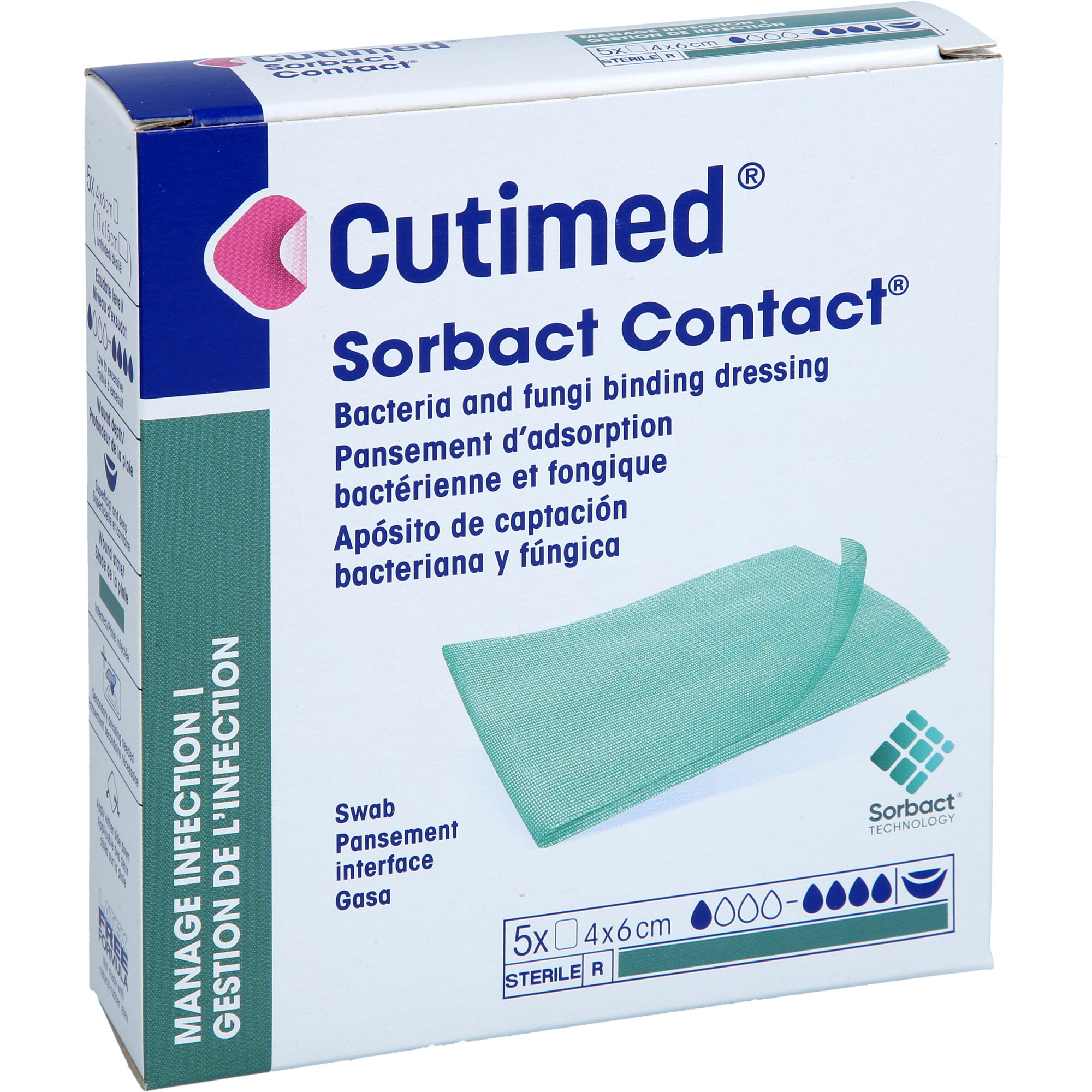 Cutimed Sorbact Contact 4x6 cm 5 St B2B Medical bei onfy.de kaufen 20114125