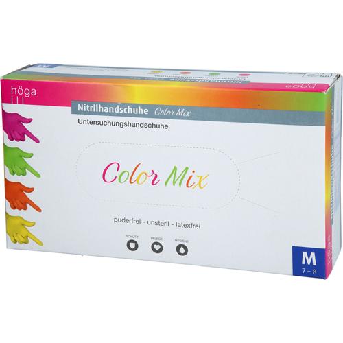 Nitrilhandschuhe Color Mix Puderfrei Gr.m Unsteril 96 St Höga-Pharm bei onfy.de kaufen 18208379