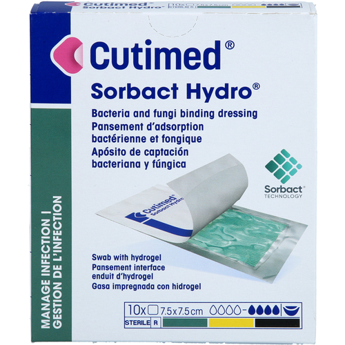 Cutimed Sorbact Hydro Gel Kompresse 7.5x7.5 cm 10 St ToRa Pharma bei onfy.de kaufen 20419758
