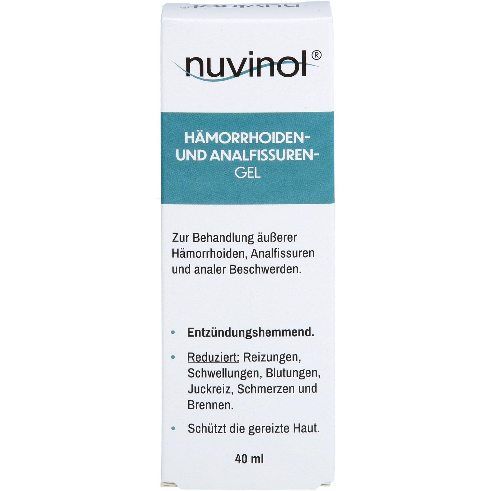 Nuvinol Hämorrhoiden-Gel und Analfissuren-Gel null