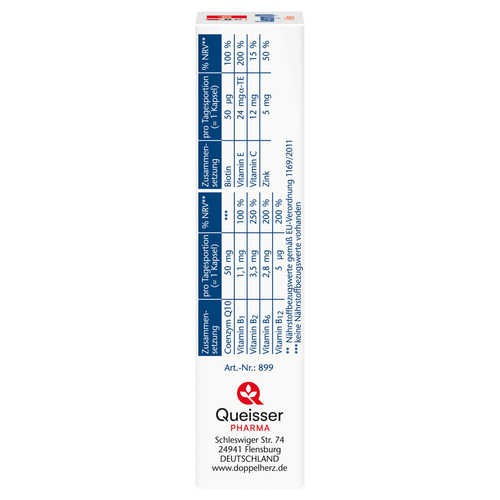 Doppelherz Coenzym Q10 + B-Vitamine 30 St Queisser Pharma bei onfy.de kaufen 06120484