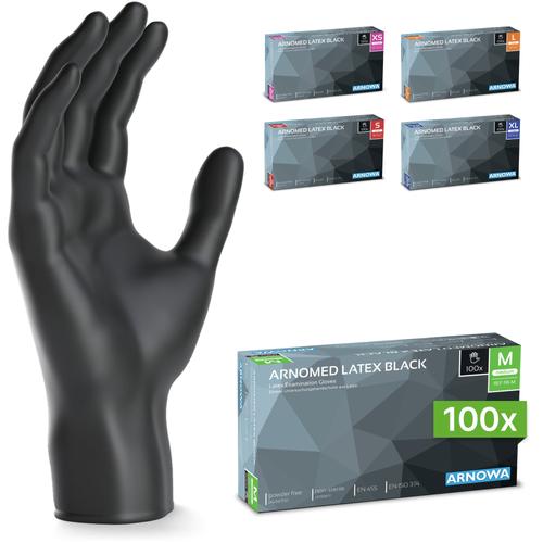 Arnomed Latexhandschuhe Black Premium - Größe M 100 St ARNOWA bei onfy.de kaufen 18107709