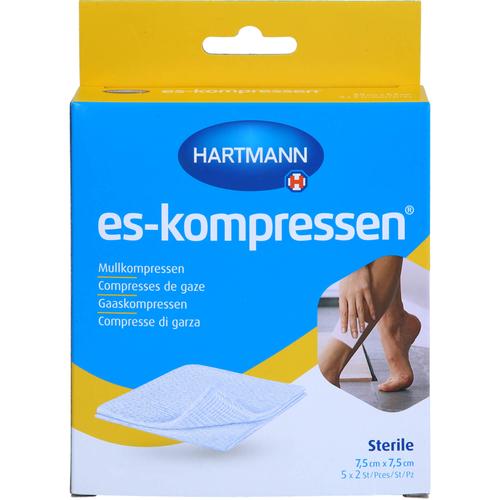 Es-Kompressen Steril 7.5x7.5 cm 8Fach 5x2 St EurimPharm Arzneimittel bei onfy.de kaufen 18427727