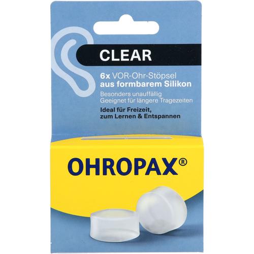 Ohropax Clear Silikon Vor-Ohr Stöpsel 6 St OHROPAX bei onfy.de kaufen 19412739